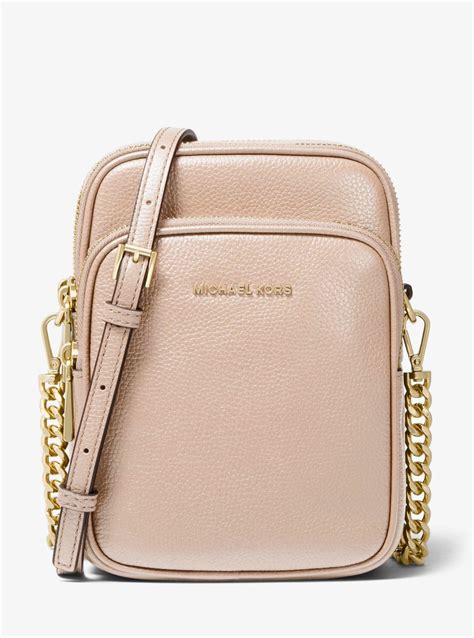 genuine leather michael kors crossbody bag|Michael Kors pebbled leather handbags.